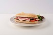 Home Cured Ham With Mustard Mayonnaise Deli Sandwich