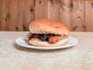 Lento Cafe and Bar Sausage & Caramelised Onion Sandwich